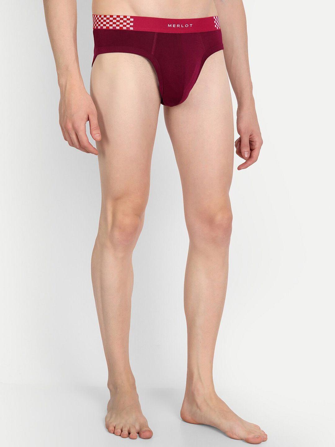 merlot men solid briefs