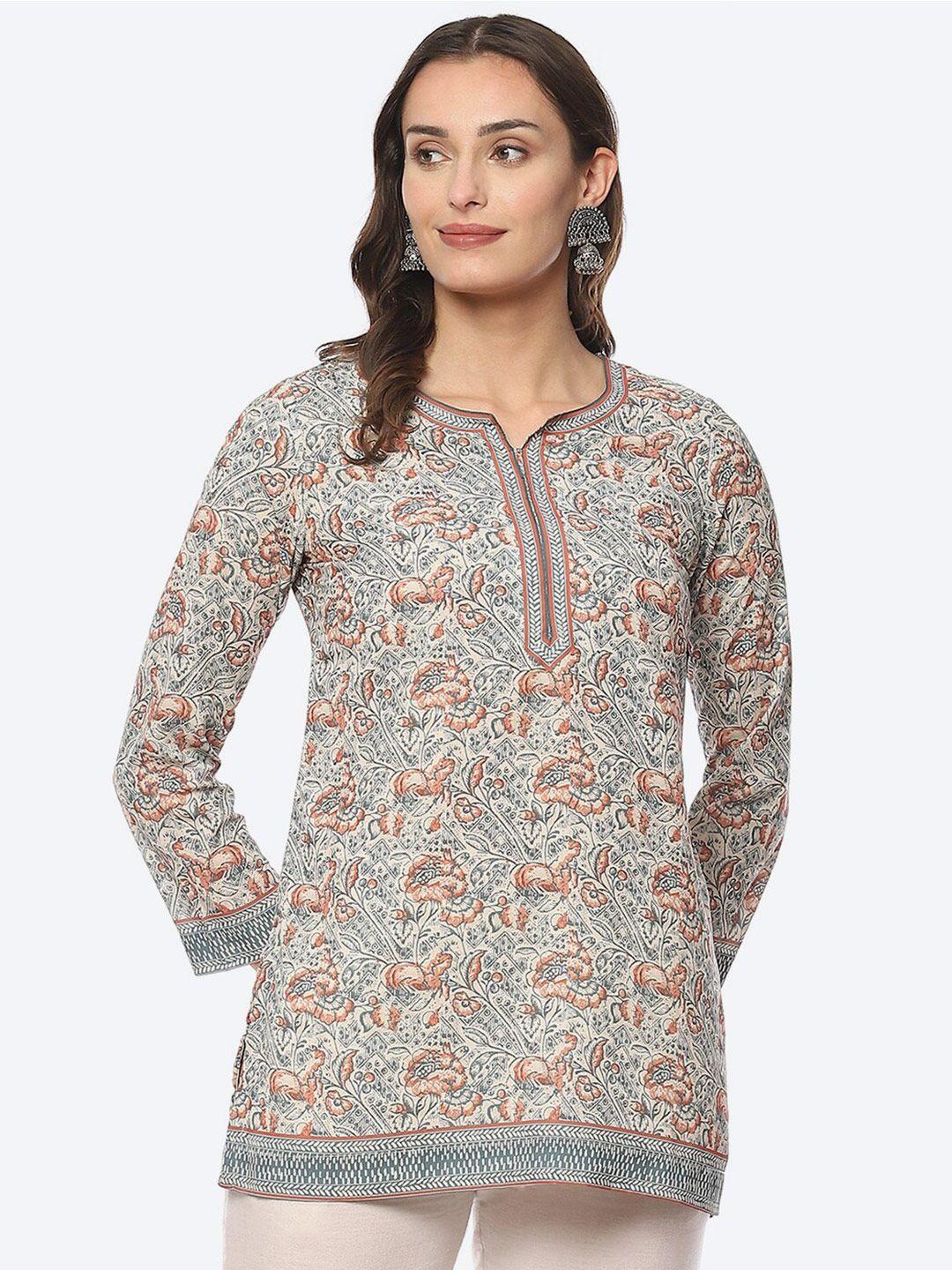 biba floral printed kurti