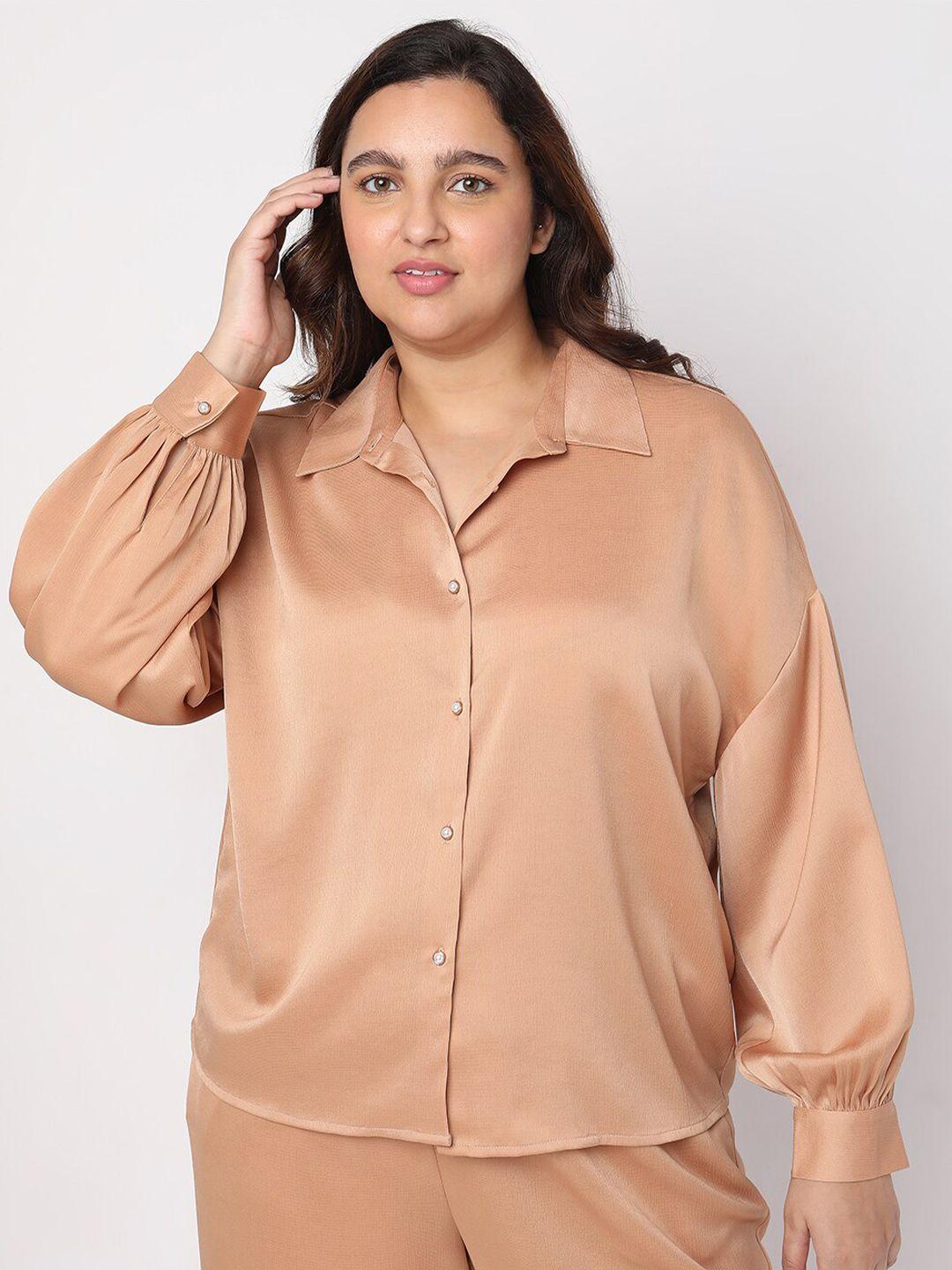 vero moda curve plus size women casual shirt