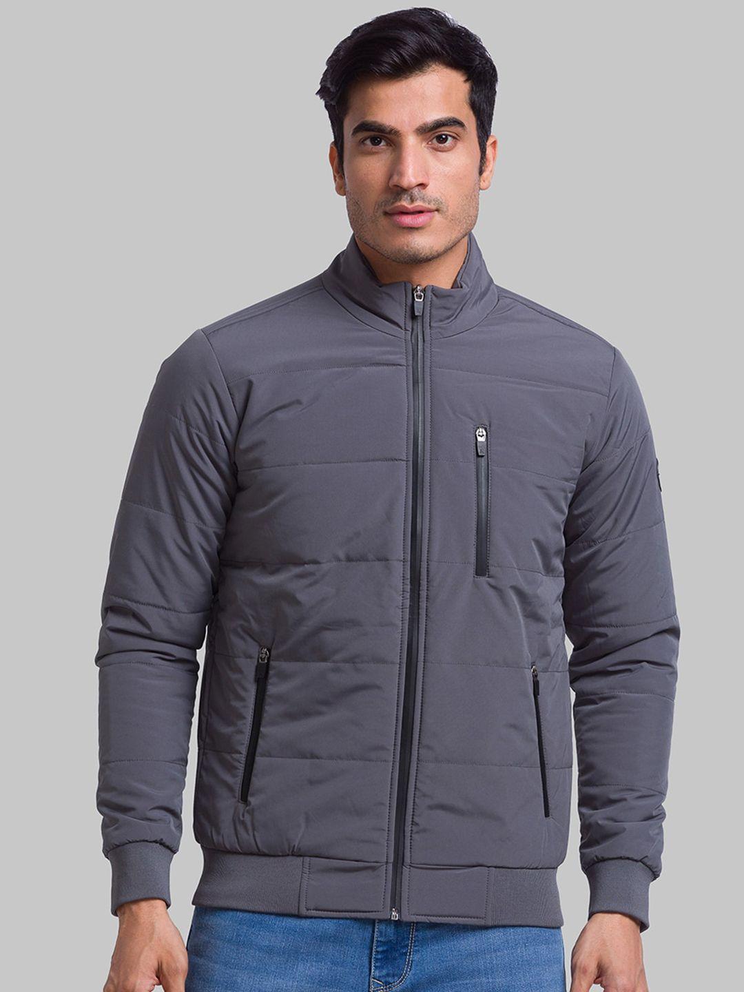 parx men solid long sleeves padded jacket