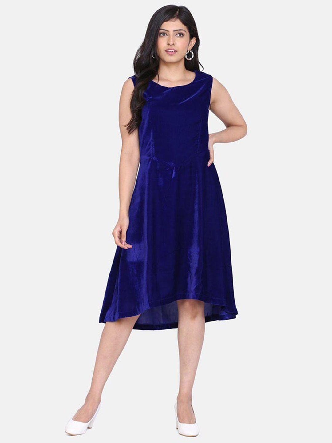 powersutra  high-low hem a-line dress