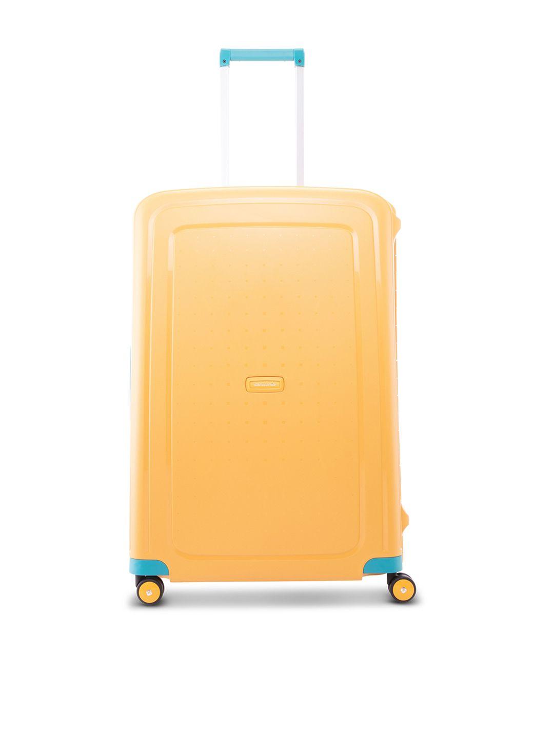 samsonite hard-sided 360-degree rotation medium trolley suitcase