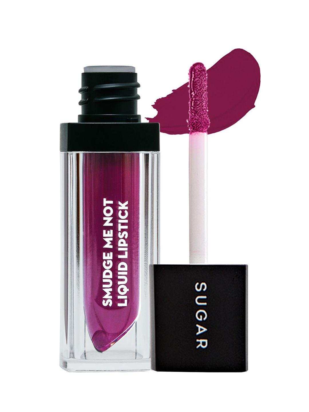 sugar smudge me not liquid lipstick with matte finish 4.5 ml - wine and shine 08