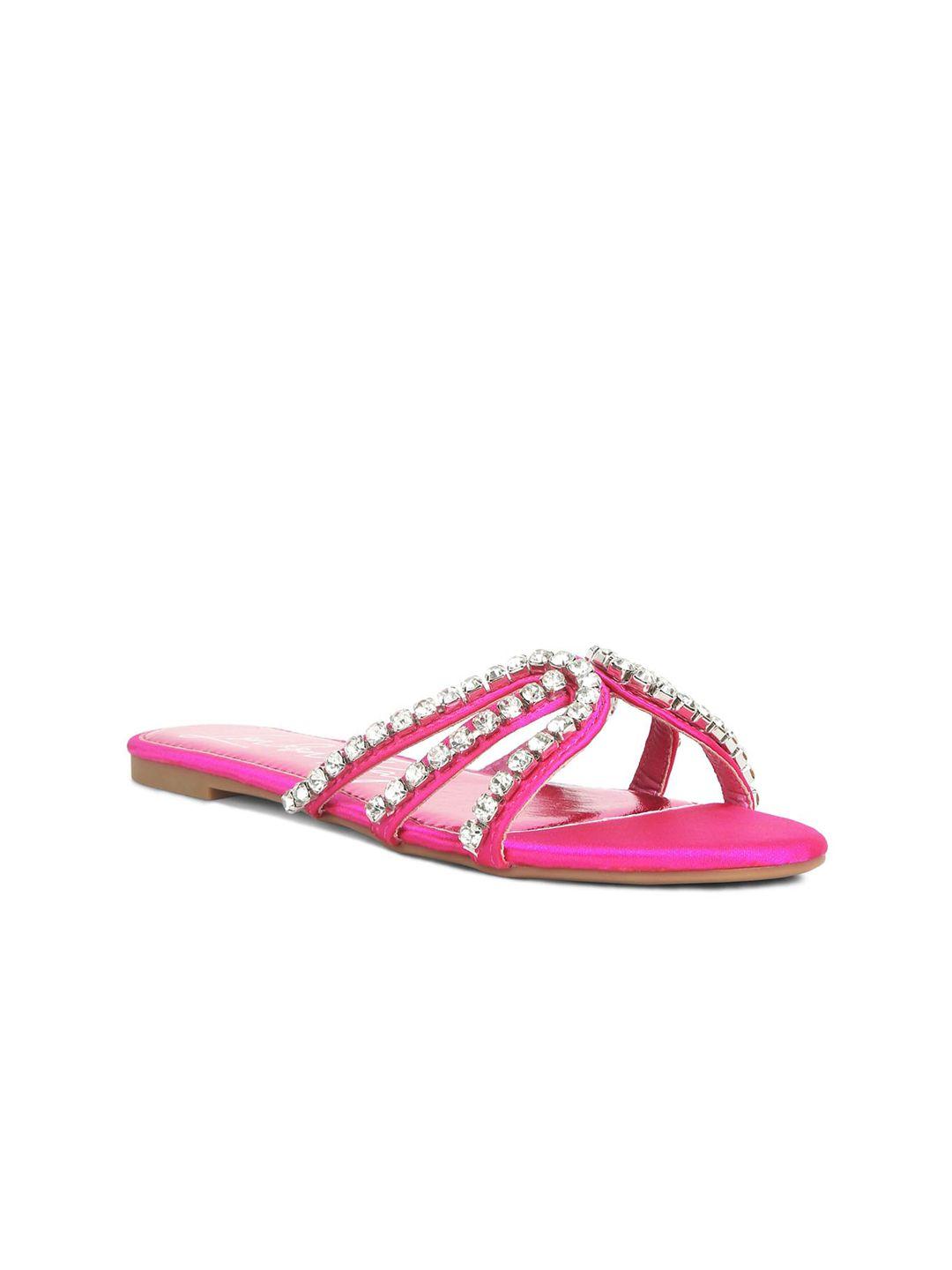 london rag women embellished open toe flats