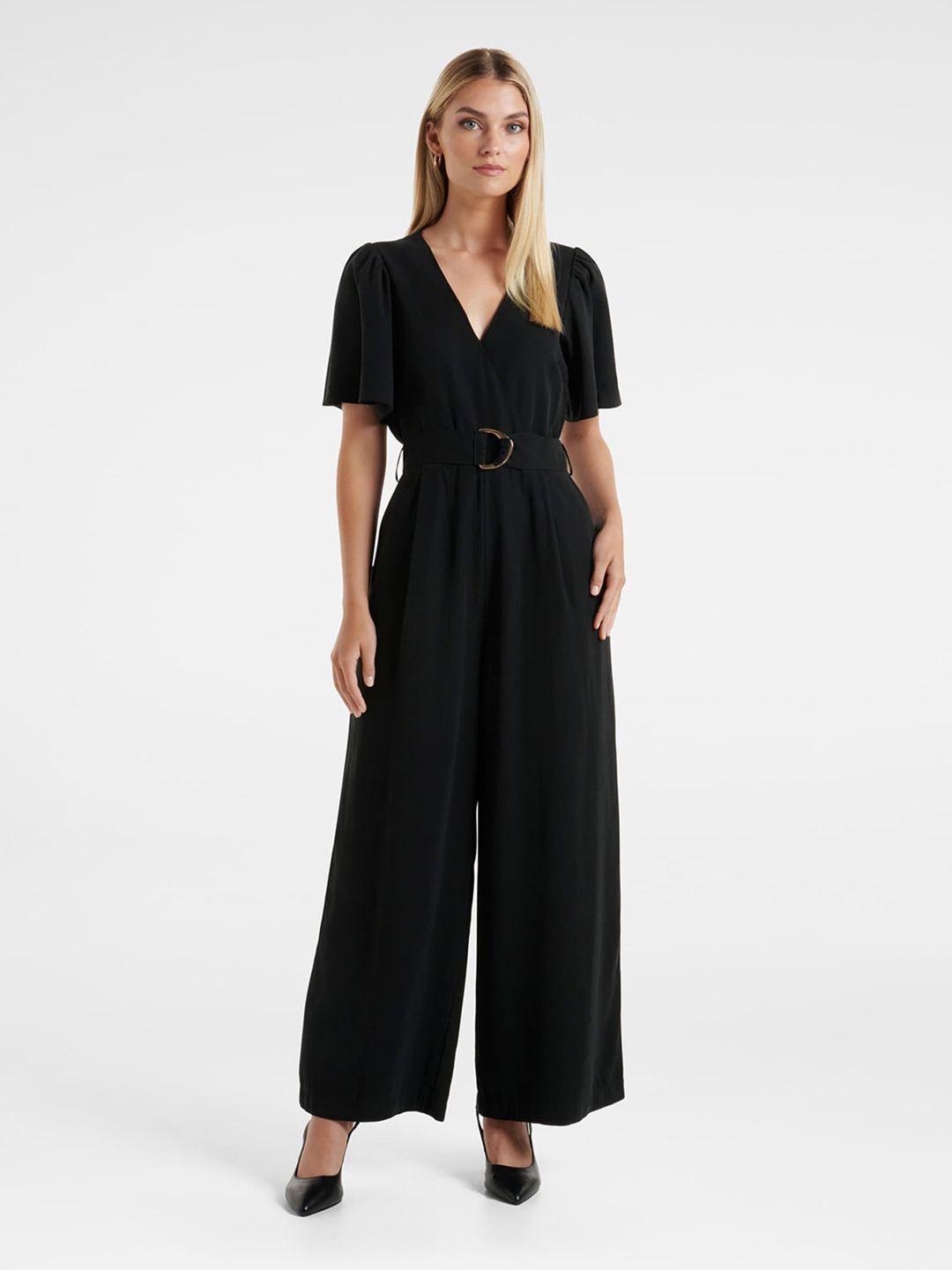 forever new wrap basic jumpsuit