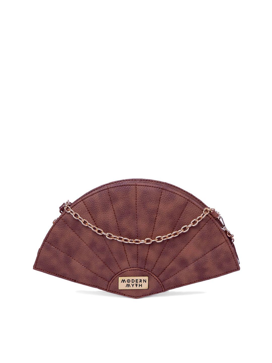 modern myth quilted textured structured sling bag