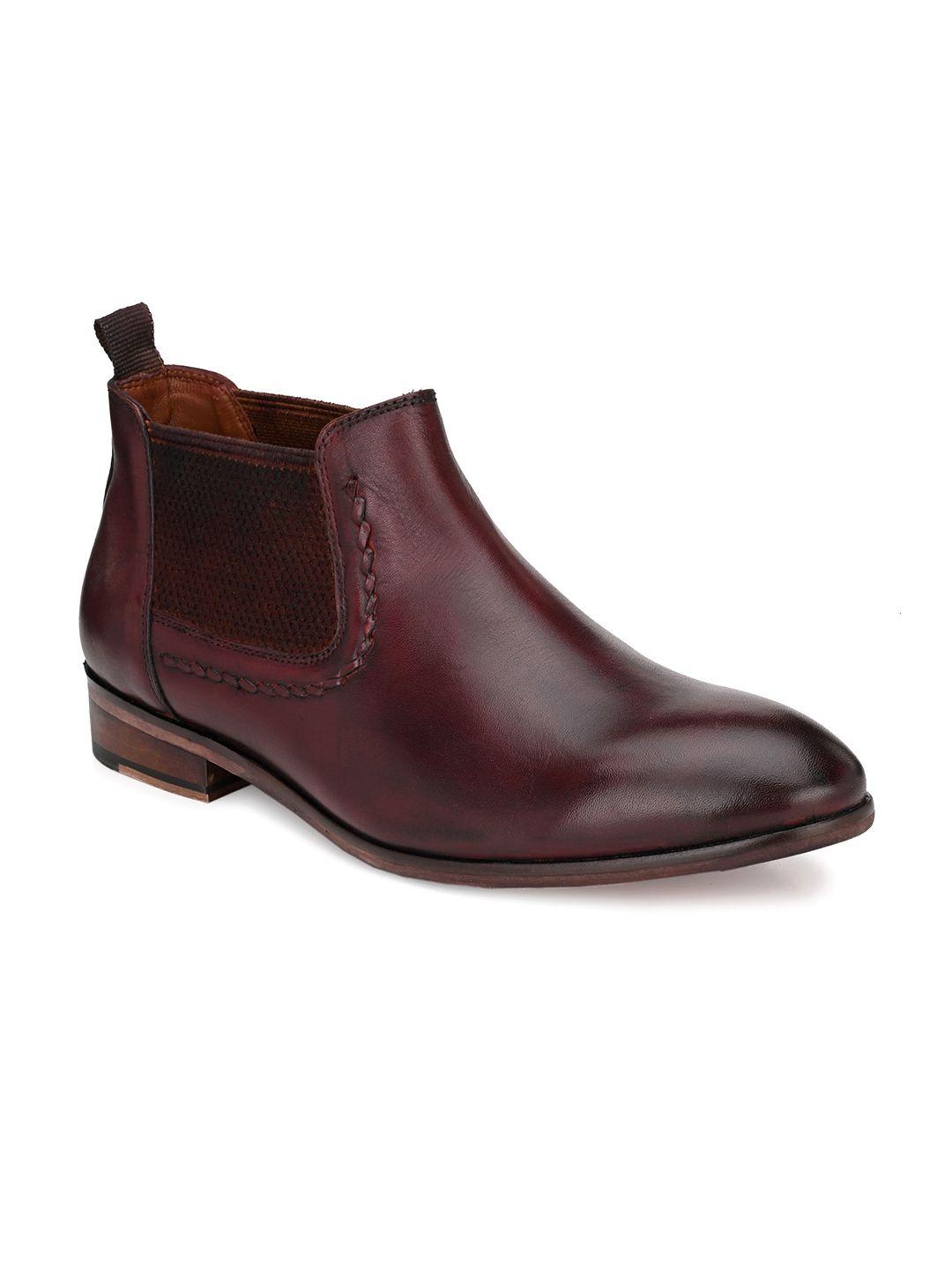 san frissco men leather chelsea boots