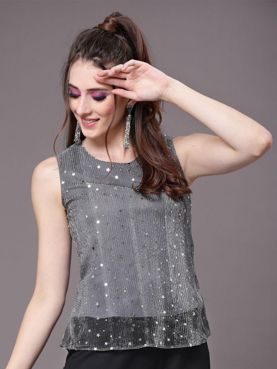 selvia embellished sleeveless top