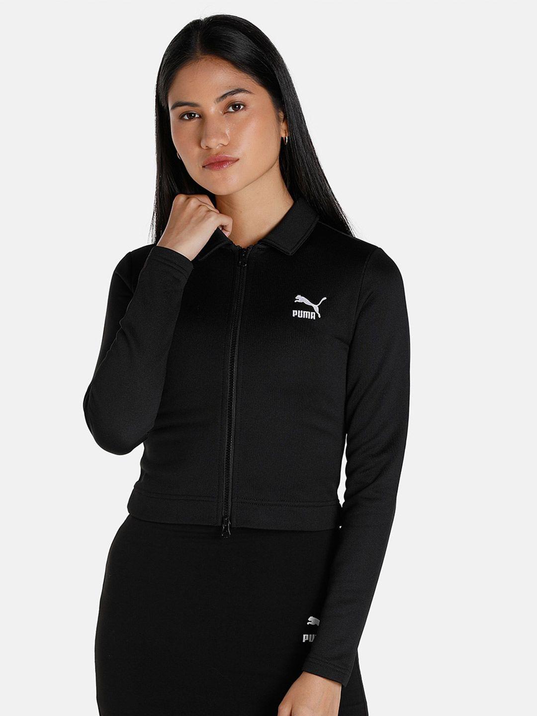 puma women classics long sleeve sporty jacket