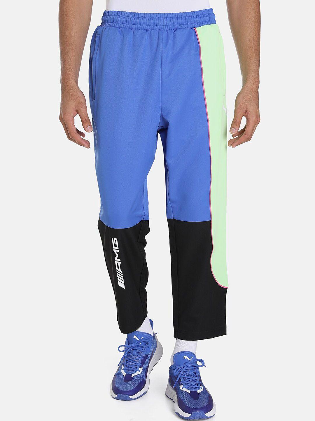 puma motorsport men puma amg colorblocked track pants