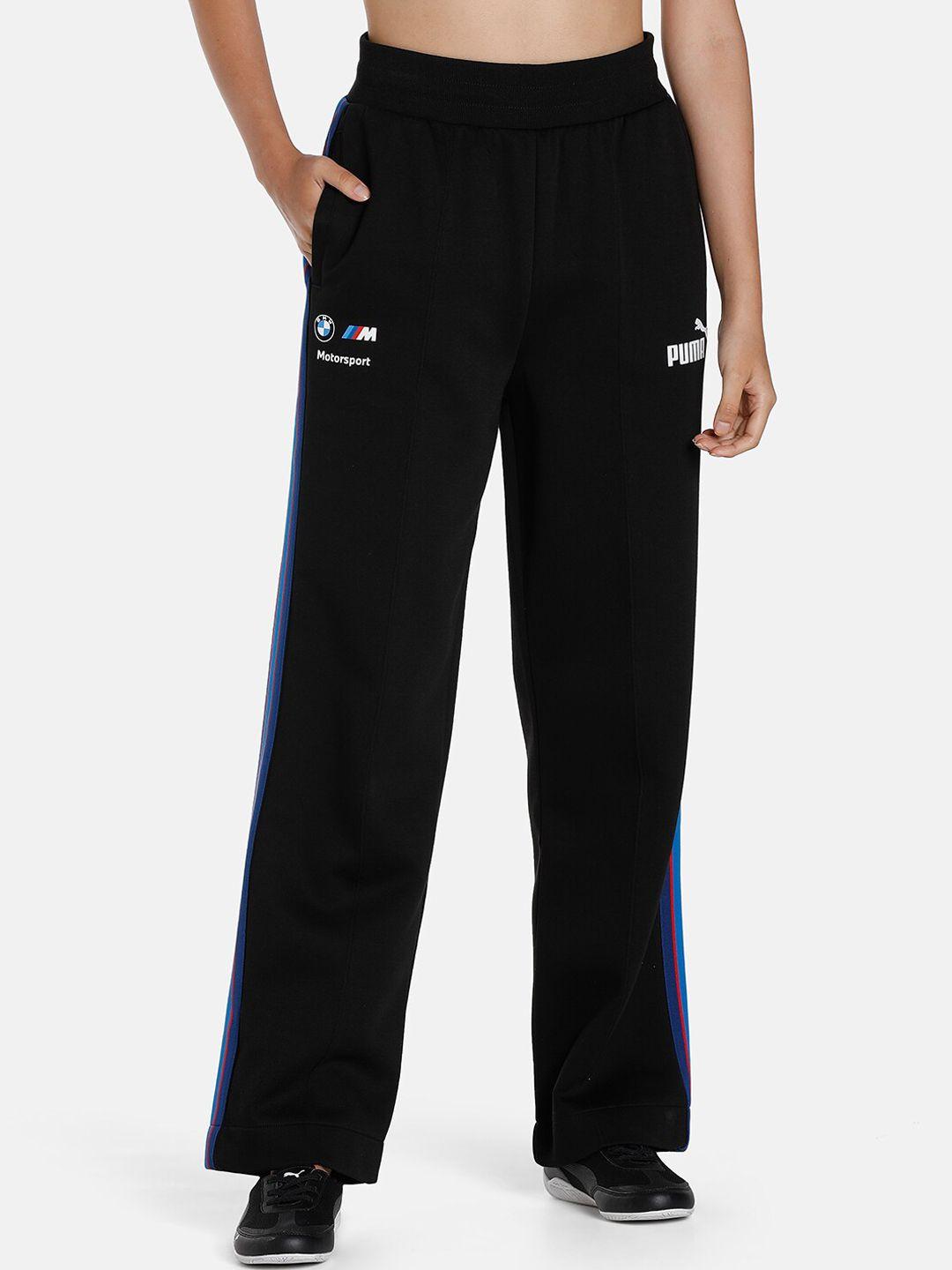 puma motorsport women mid-rise puma bmw m motorsport mt7 track pants