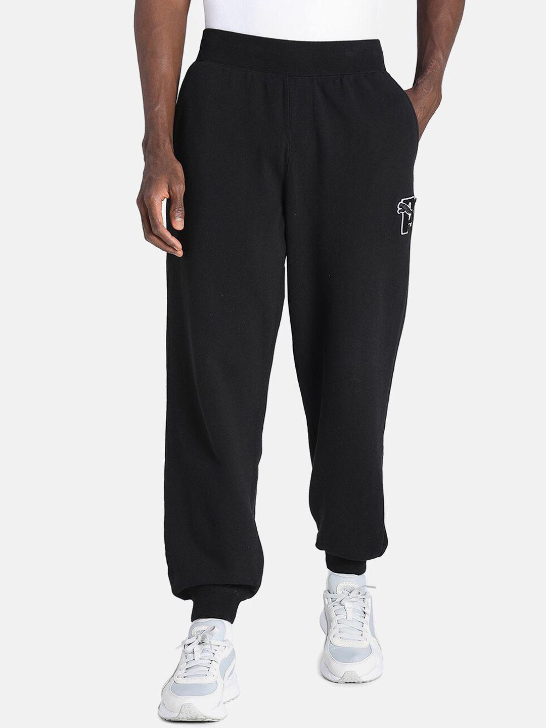 puma x puma relaxed-fit cotton joggers