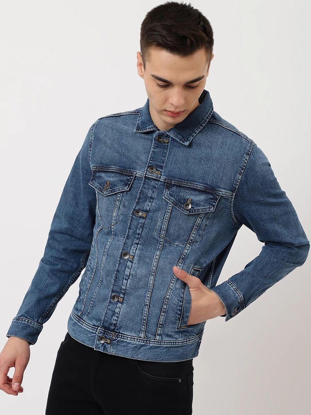 marks & spencer spread collar denim jacket