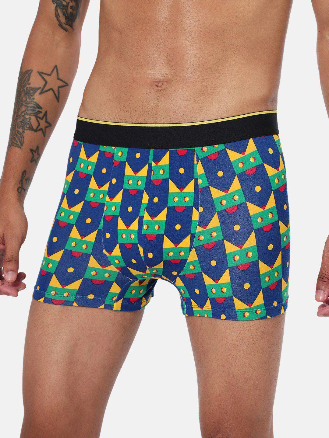 bummer men printed micro modal lazyluna trunk trlz01s