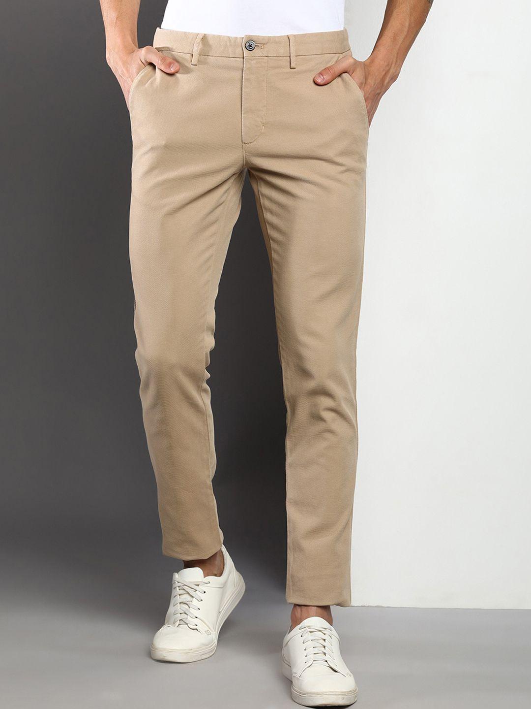 tommy hilfiger men regular fit mid-rise chinos