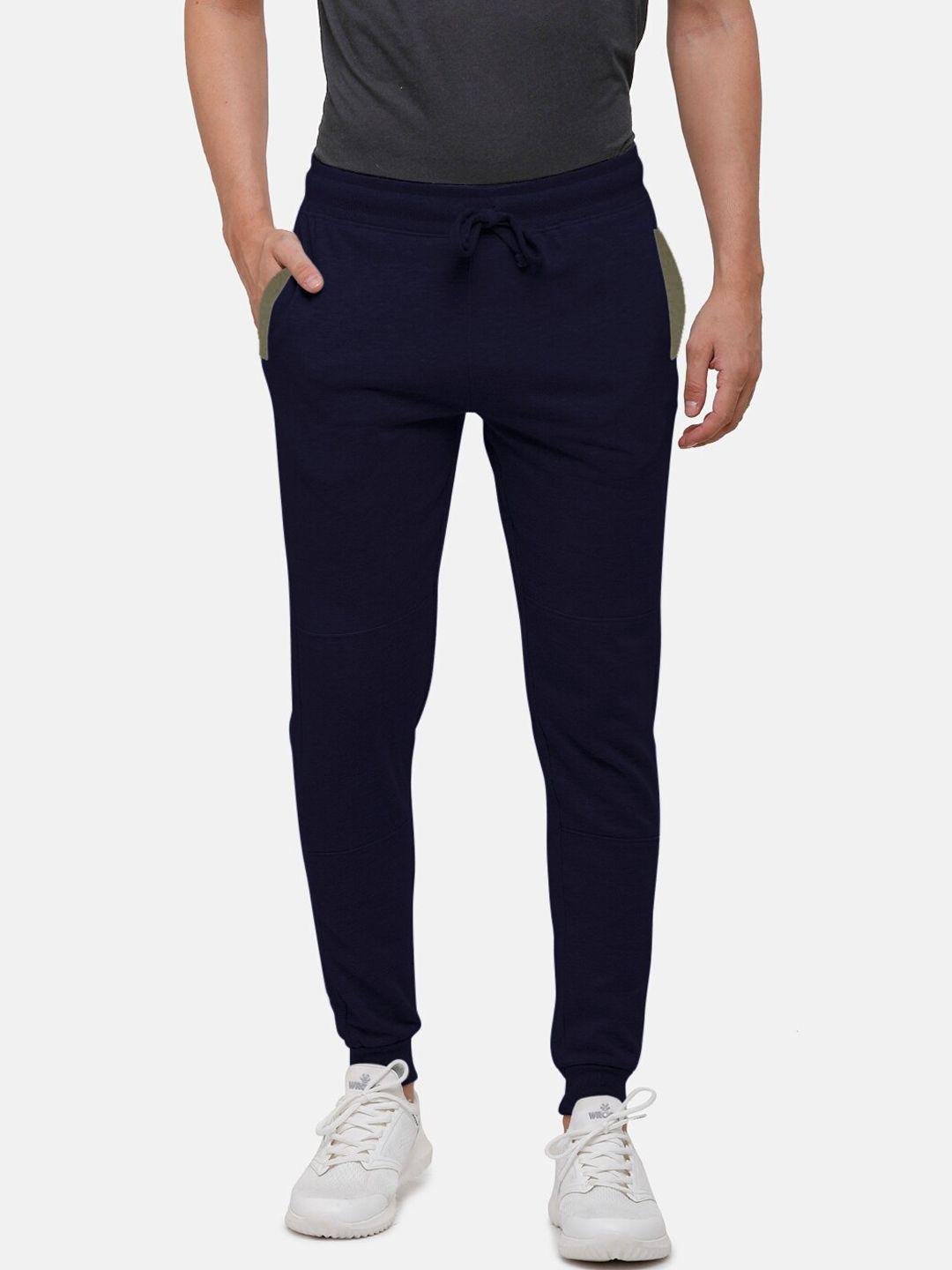 madsto men slim-fit pure cotton joggers