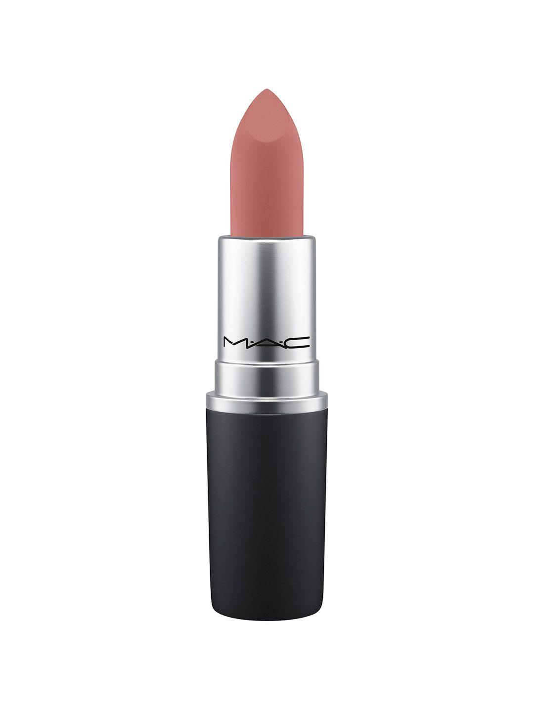 m.a.c powder kiss lightweight & hydrating lipstick - teddy 2.0 931