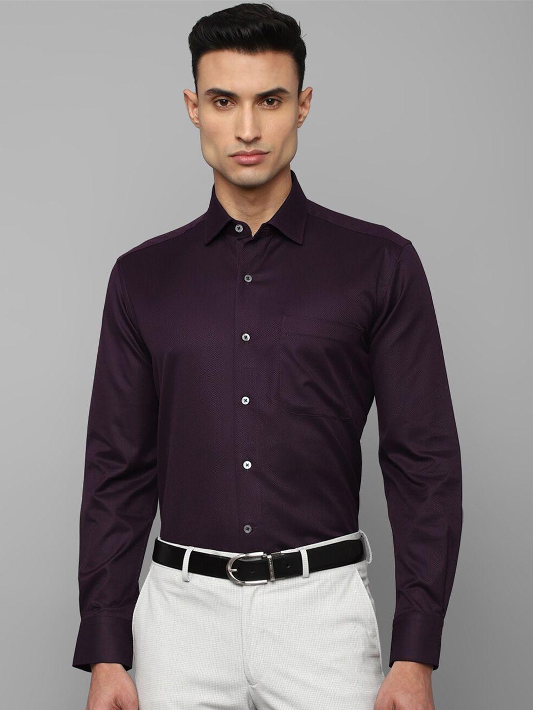 luxure by louis philippe regular fit formal pure cotton shirt