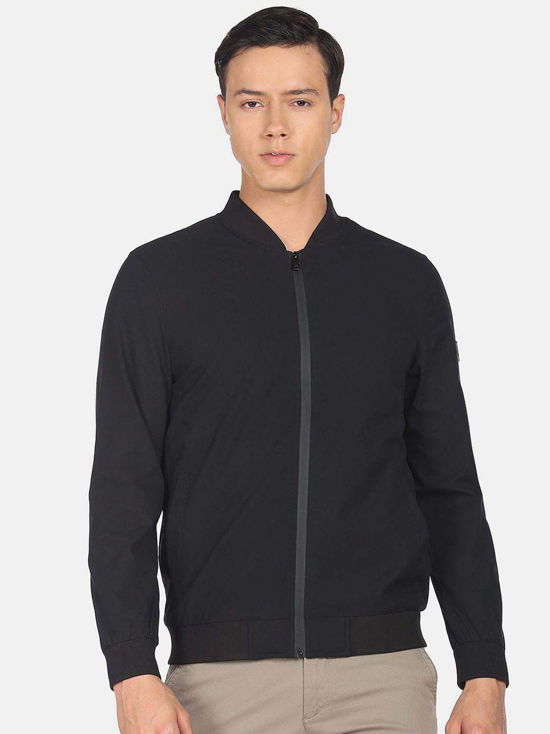 arrow sport solid long sleeves sporty jacket