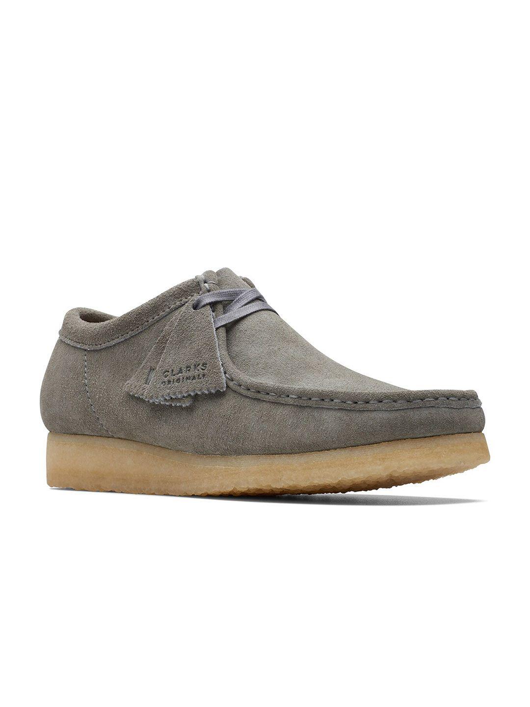 clarks men lace-up mid-top sneakers