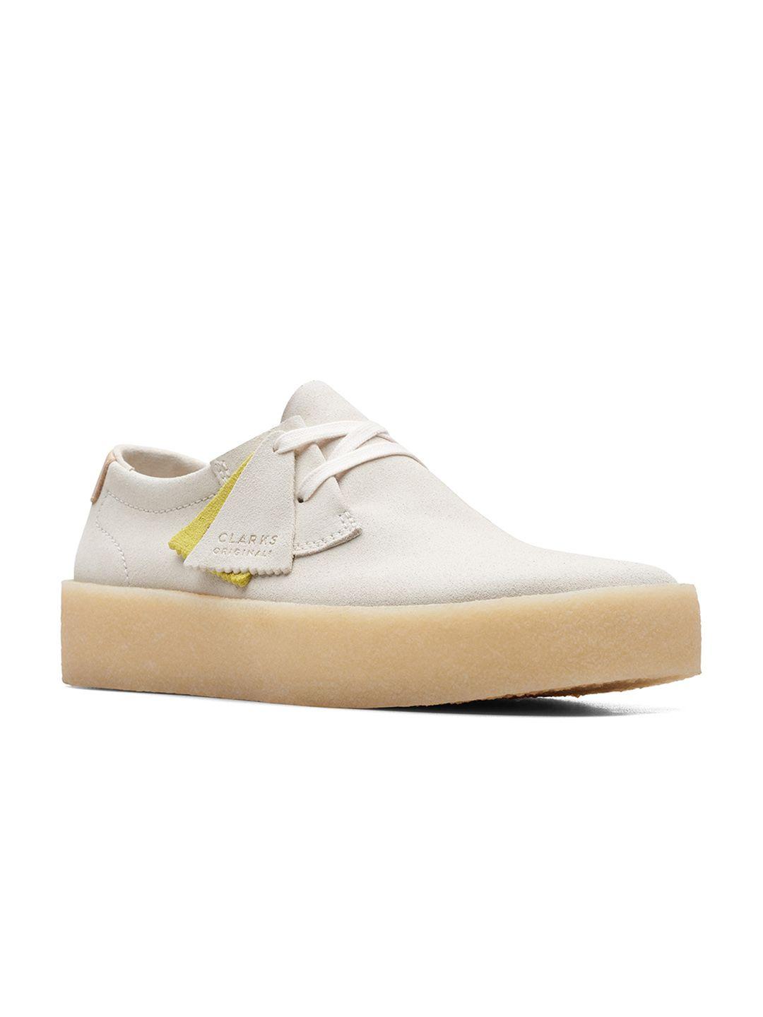 clarks men suede sneakers