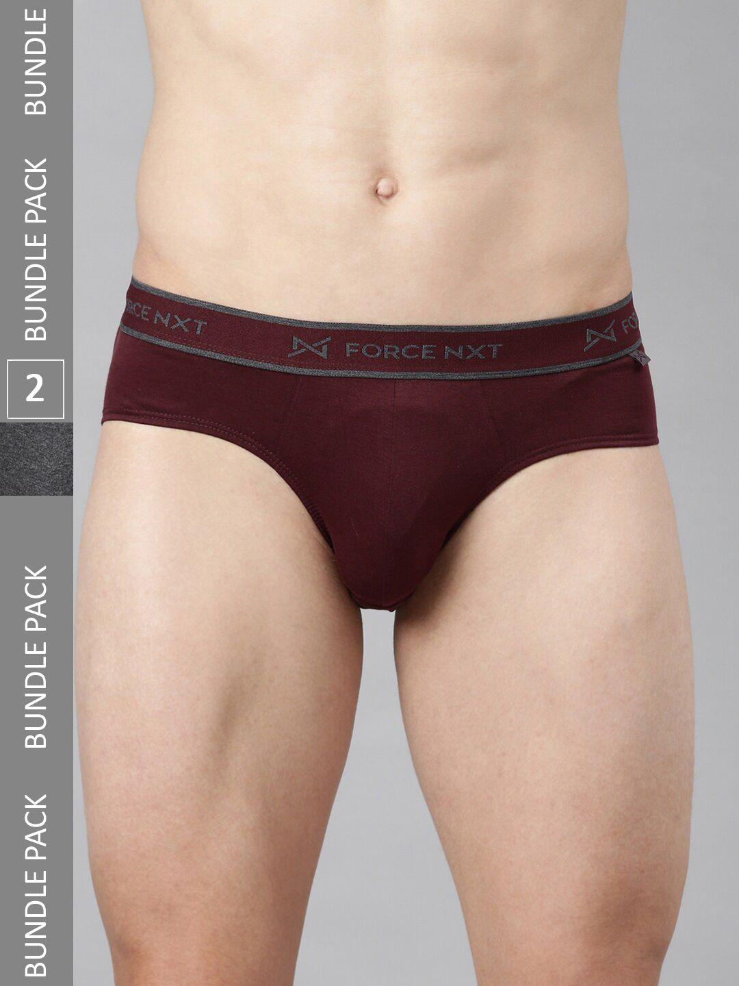 force nxt men pack of 2 basic briefs