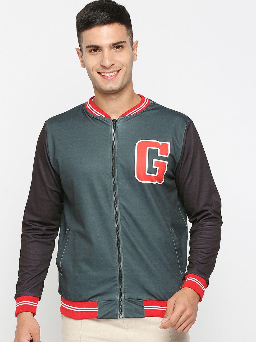 gullyactive men henley collar lightweight outdoor varsity jacket