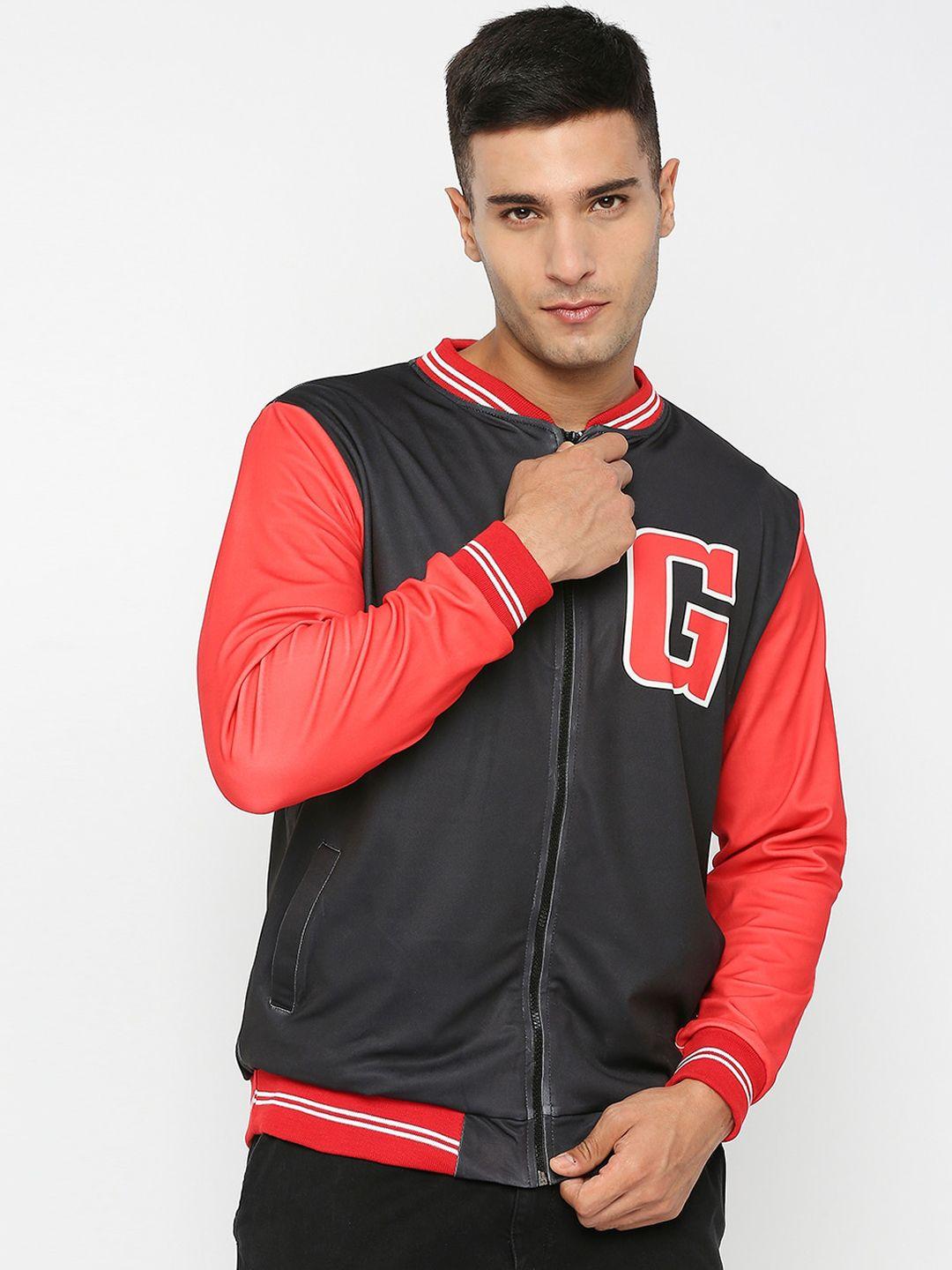 gullyactive men henley collar lightweight outdoor dry-fit varsity jacket