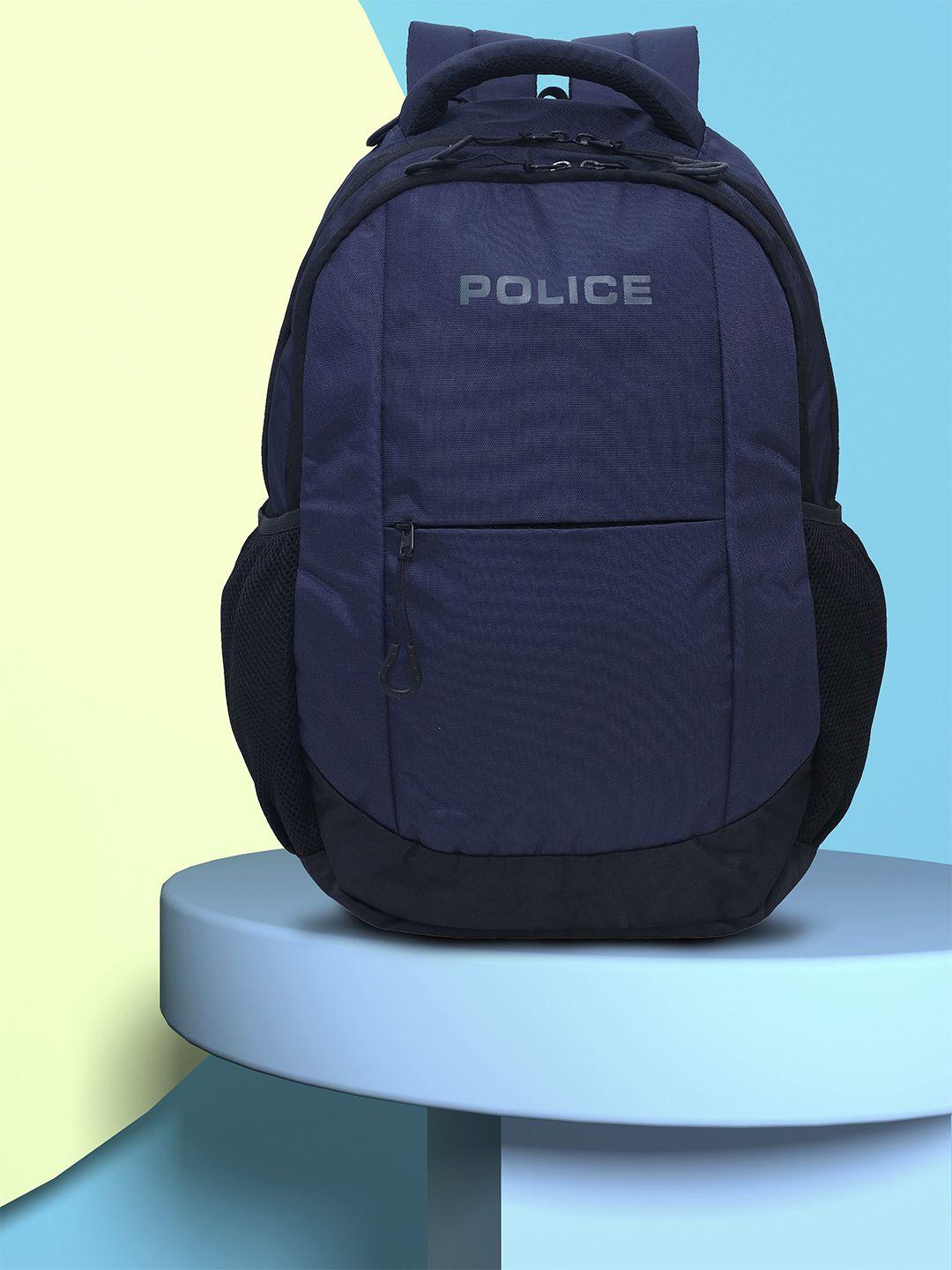 police men brand logo backpack