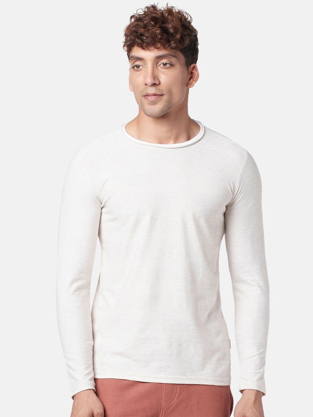 7 alt by pantaloons long sleeves slim fit t-shirt