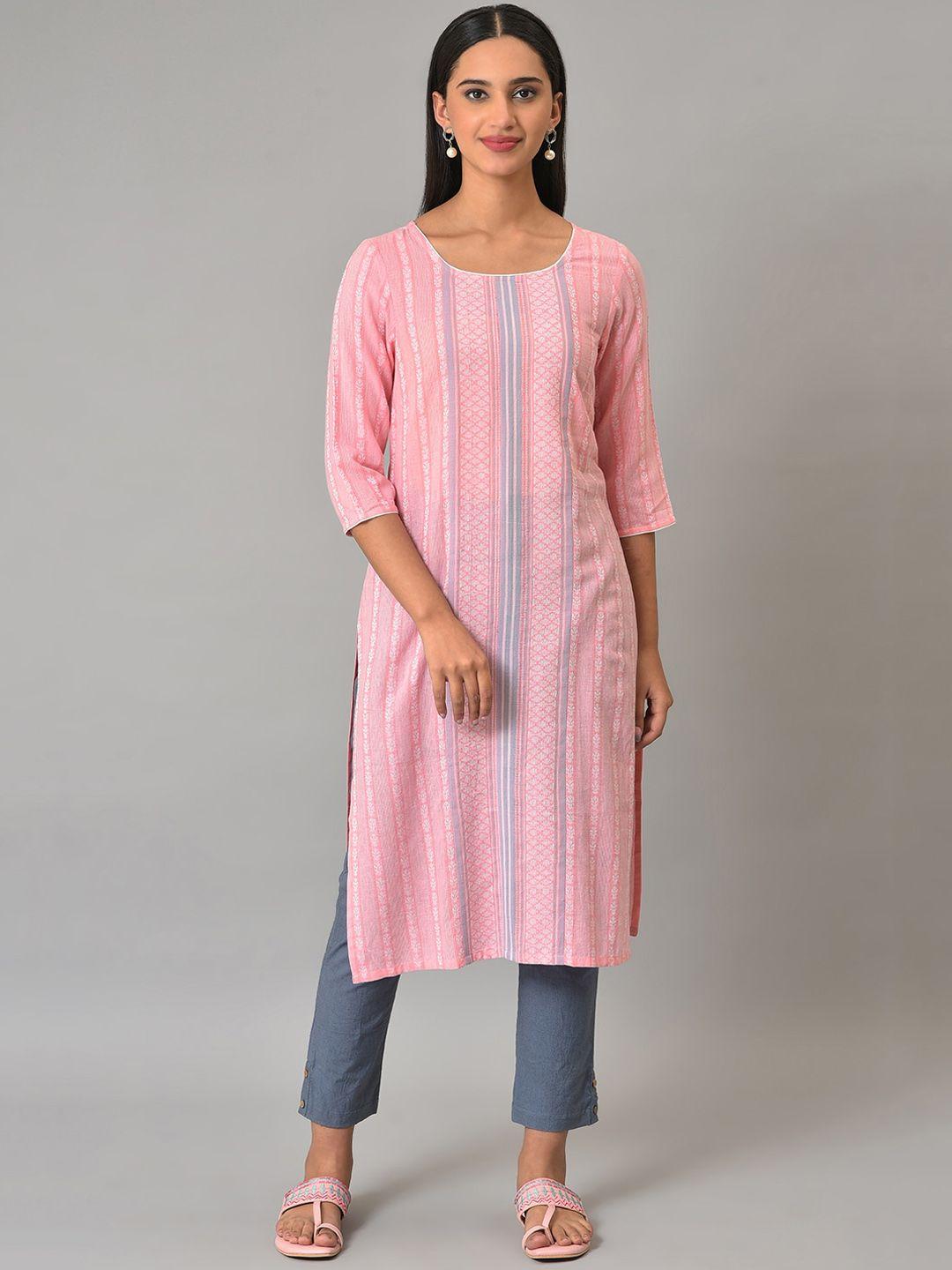 aurelia striped cotton kurta