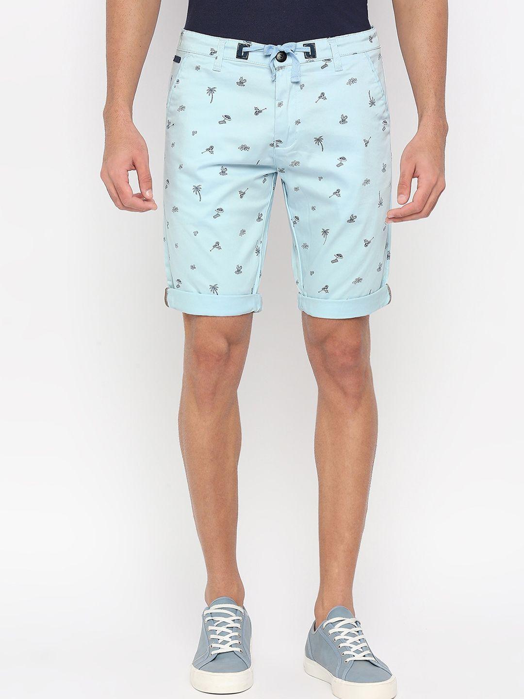 beevee men printed conversational regular shorts