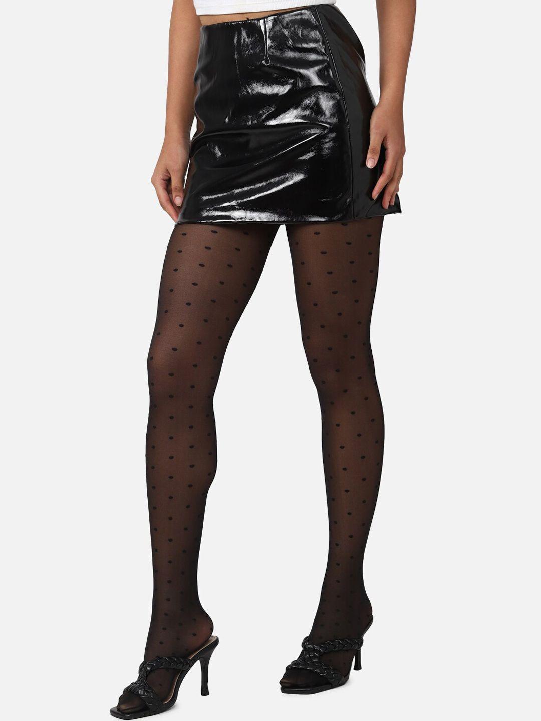 forever 21 printed sheer stockings