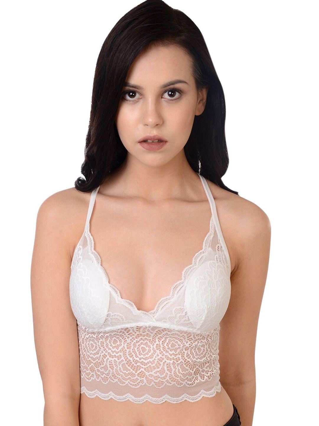 da intimo self design lightly padded non-wired bralette bra