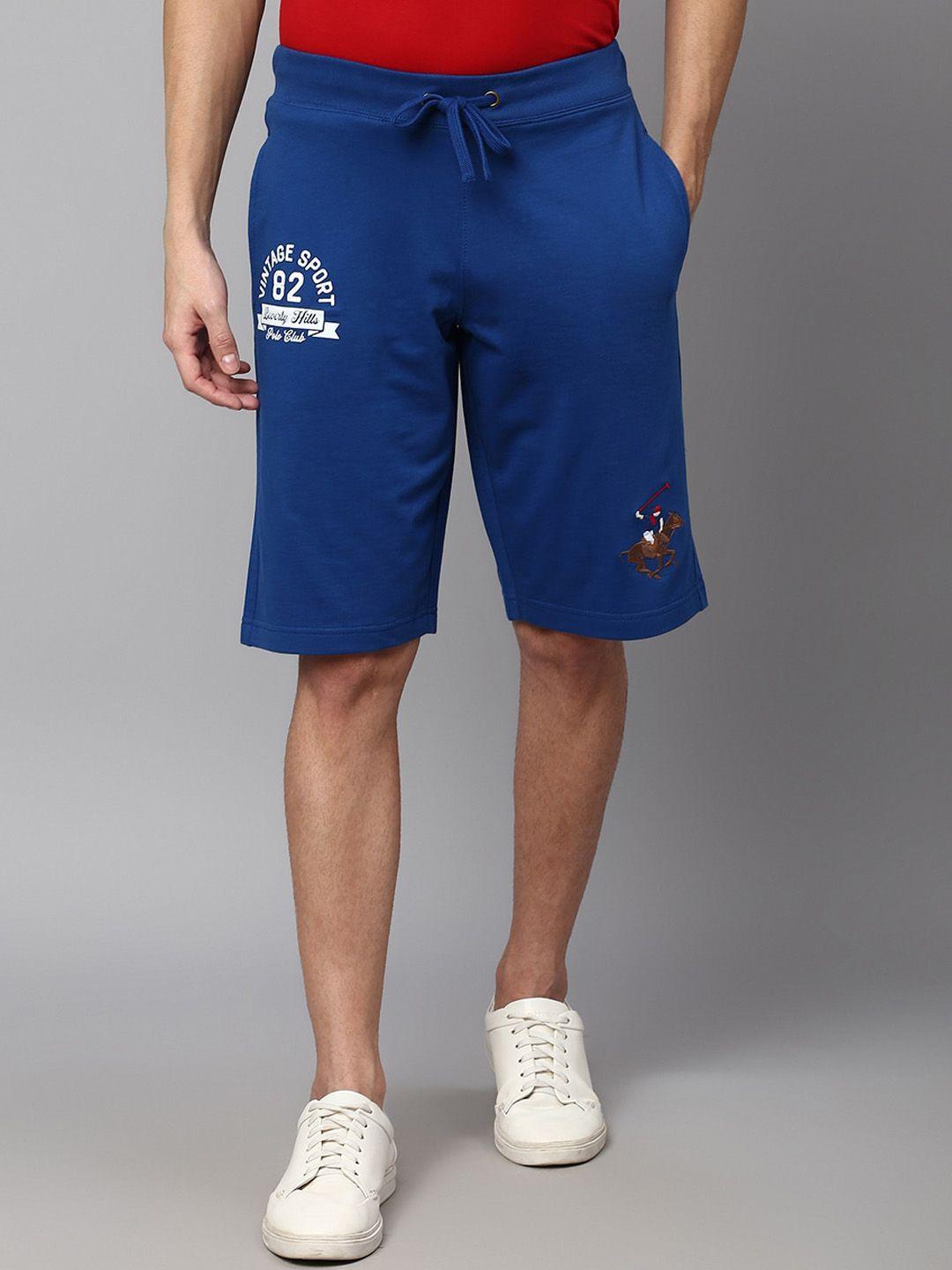 beverly hills polo club men cotton regular fit shorts