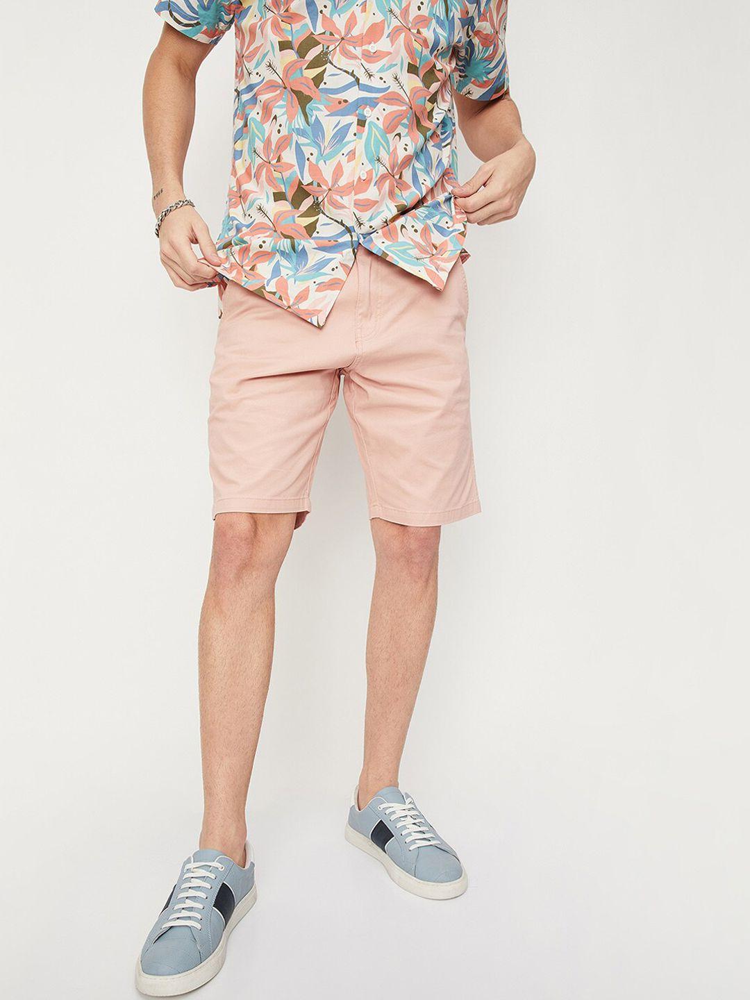 max men mid-rise chino shorts