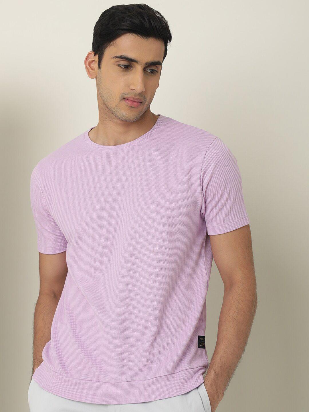 rare rabbit round neck slim fit t-shirt