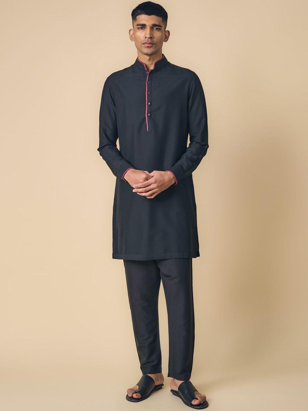 tasva men mandarin collar kurta