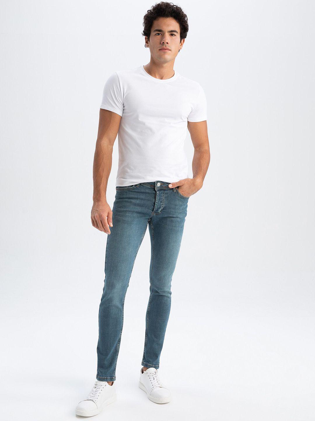 defacto men mid-rise heavy fade jeans