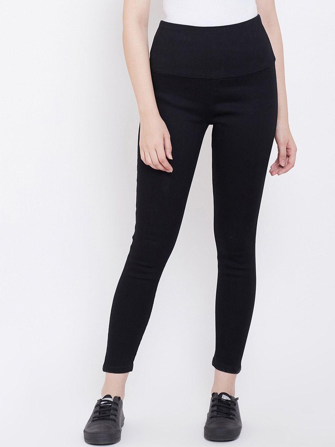 nifty women slim fit high-rise cropped jeans