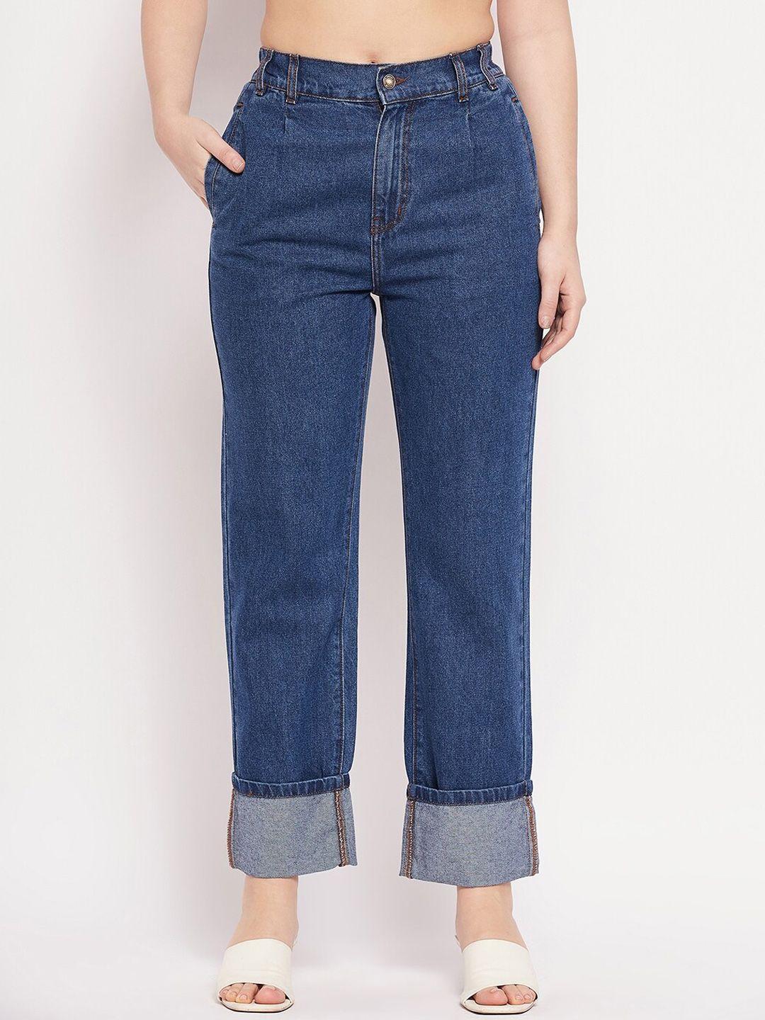 madame women blue high-rise jeans