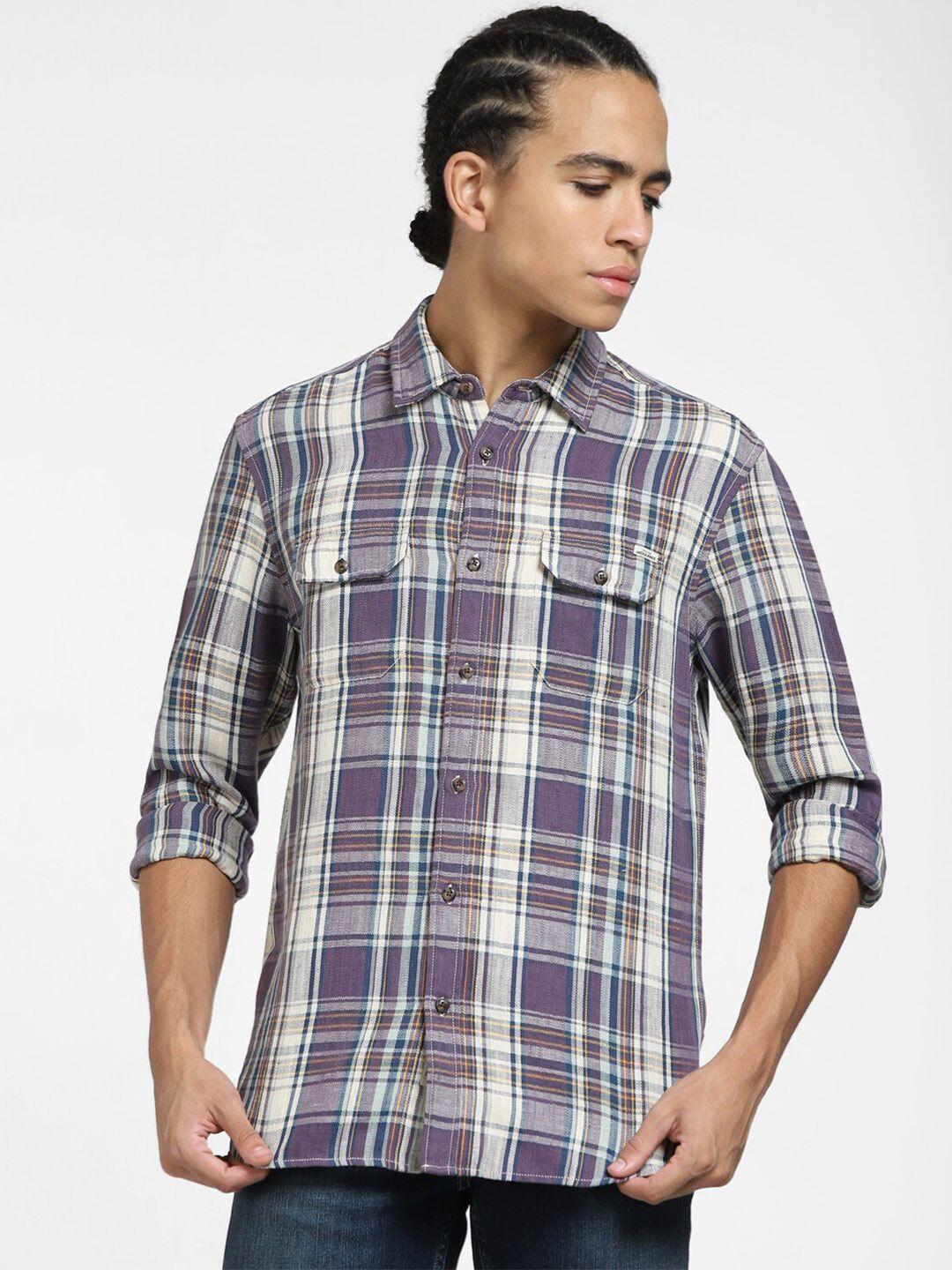 jack & jones tartan checked casual shirt