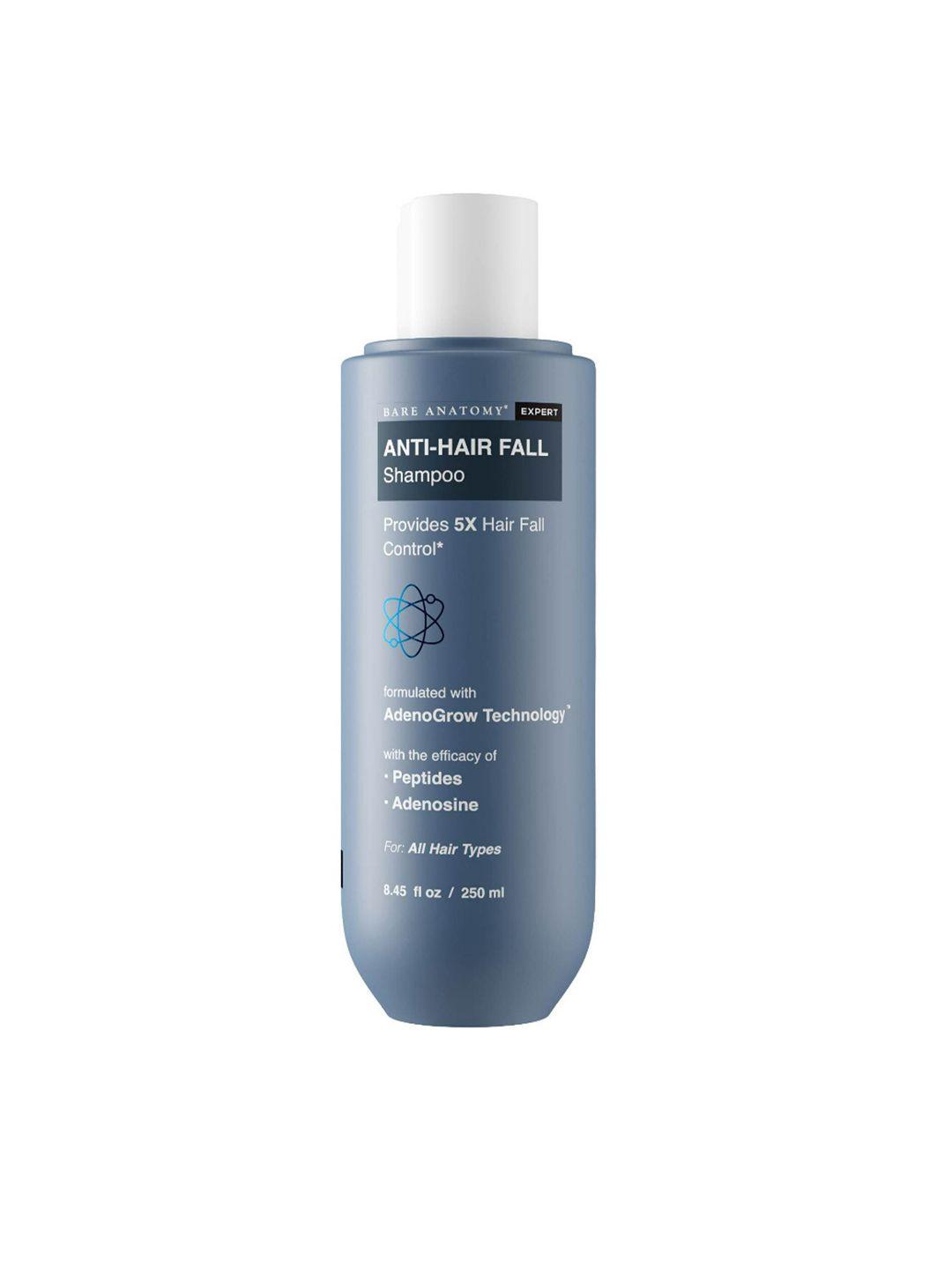 bare anatomy expert andenogrow technology anti-hair fall shampoo - 250 ml