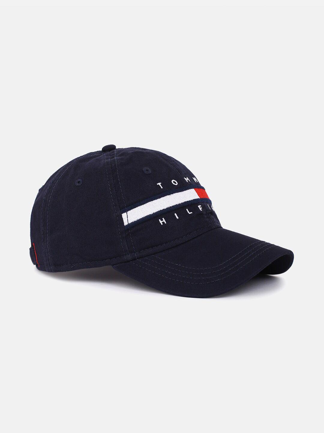 tommy hilfiger men embroidered cotton baseball cap