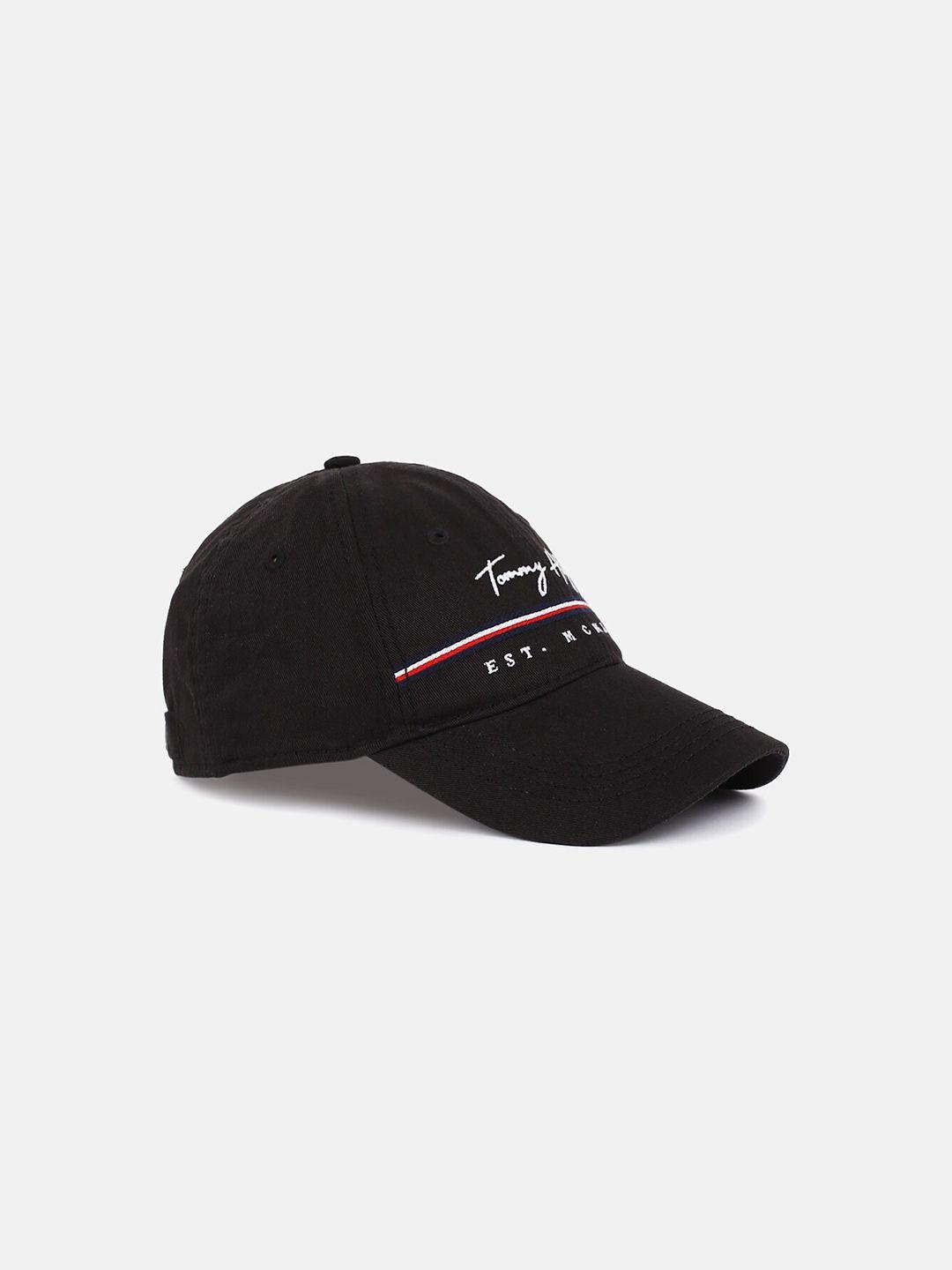 tommy hilfiger men embroidered cotton baseball cap