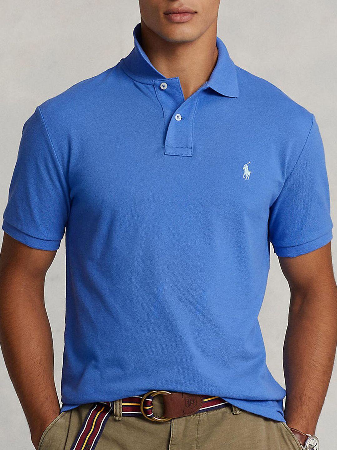 polo ralph lauren polo collar pure cotton t-shirt