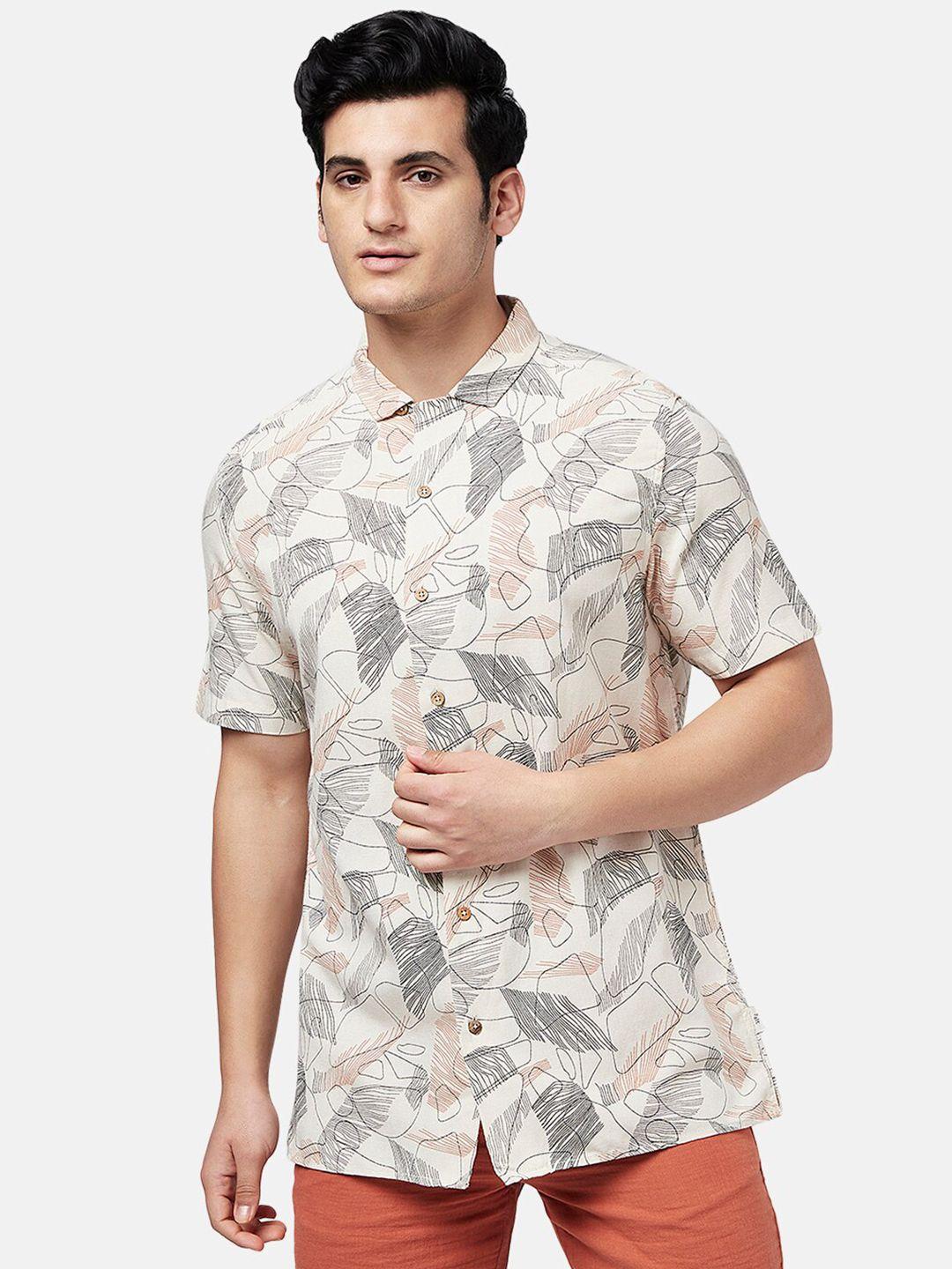 7 alt by pantaloons abstract printed casual shirt