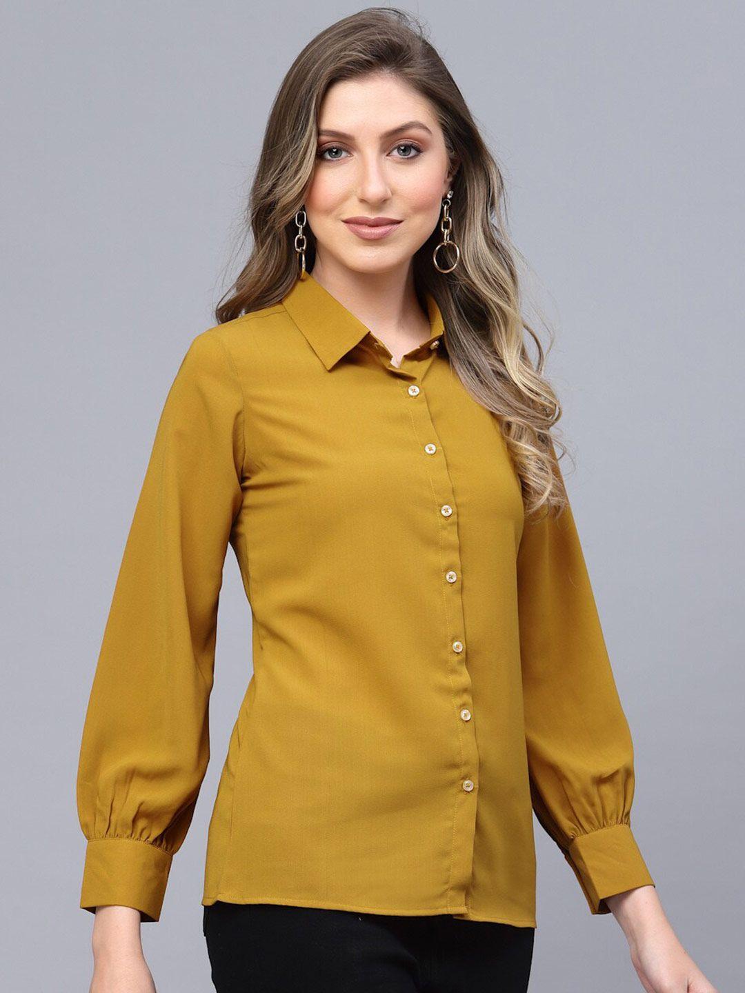 selvia spread collar casual shirt