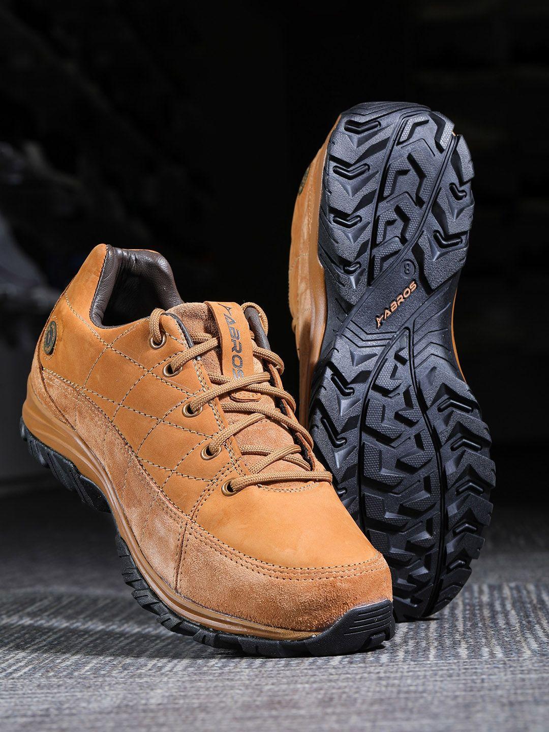 abros men suede leather outdoor shoes