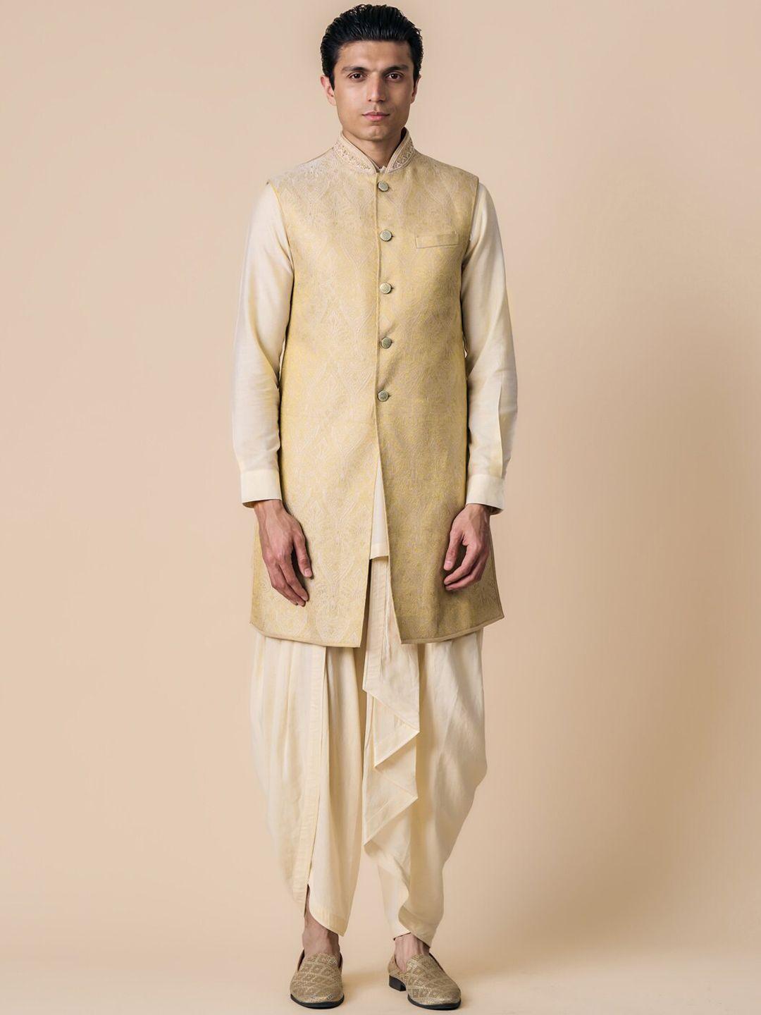 tasva self-design achkan sherwani